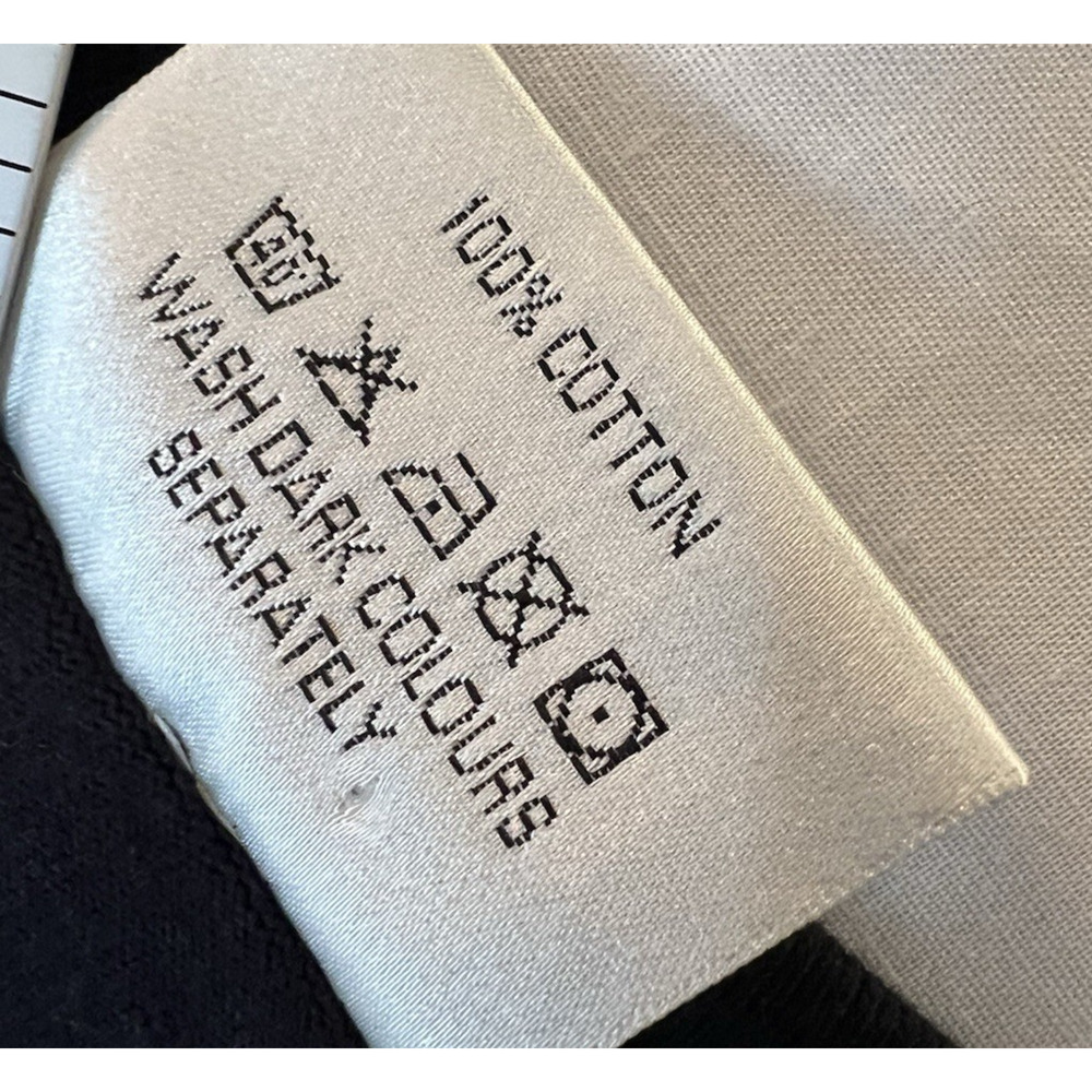 HARROD'S Black Shirt Knightsbridge Westie Terrier Dog Puppy‎ Vintage 90s Size M - Picture 4 of 7